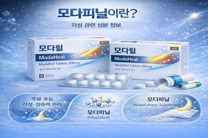 모다피닐이란? 각성 관련 성분 정보